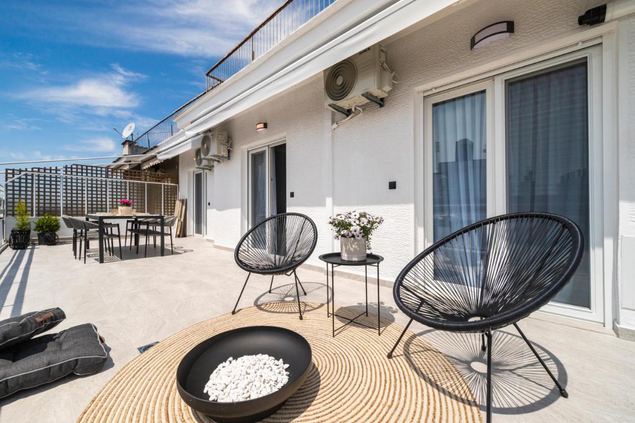 Appartamento Ares Penthouse Salonicco Esterno foto